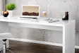 Bureau professionnel 140cm design en MDF coloris blanc