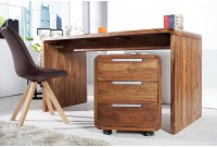 Bureau moderne de 150 cm en bois massif coloris naturel