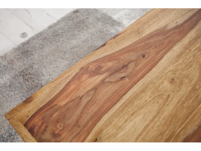 Table basse en bois massif 80 cm