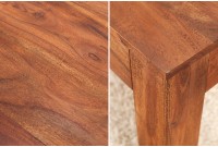 Table à manger 120/140 cm design en bois ciré