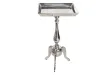 Table d'appoint 55 cm en aluminium argenté