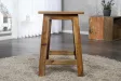 Tabouret design de 45cm en bois massif recyclé