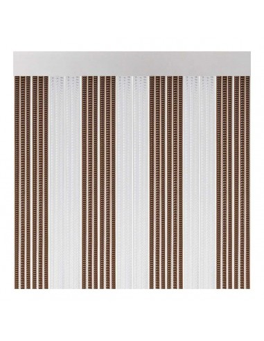 Rideau Acudam Lisboa Portes Verre Marron Extérieur PVC Aluminium 90 x 210 cm