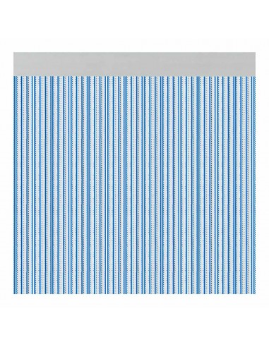 Rideau Acudam Brescia Portes Bleu Extérieur PVC Aluminium 90 x 210 cm