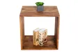 Cube de rangement 45 cm étagère design en bois massif