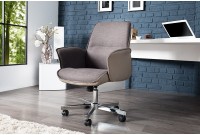 Chaise de bureau professionnel moderne coloris grège