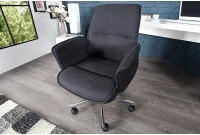 Chaise de bureau professionnel réglable coloris gris