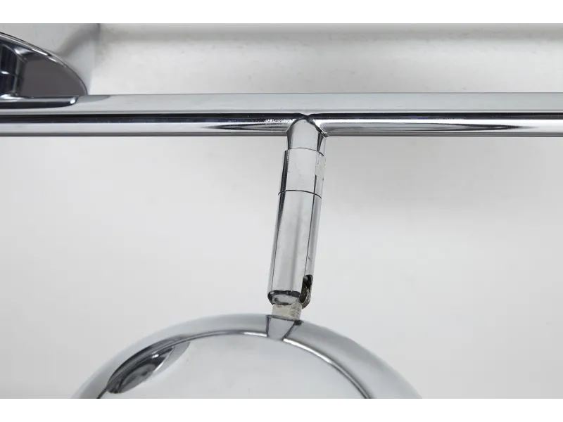 Lampe suspendue design "BUBBLE" en métal chromé