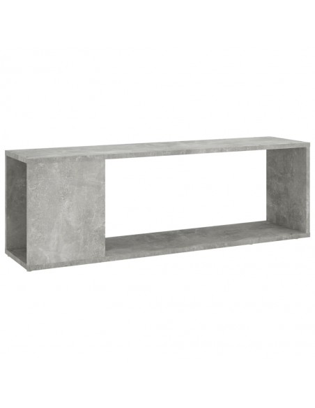 Meuble TV Gris béton 100x24x32 cm Aggloméré