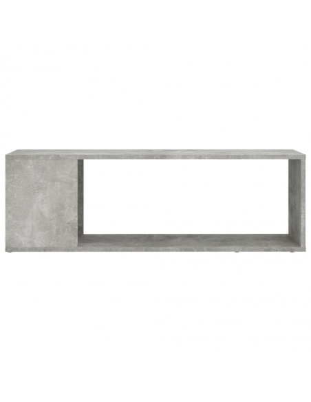 Meuble TV Gris béton 100x24x32 cm Aggloméré