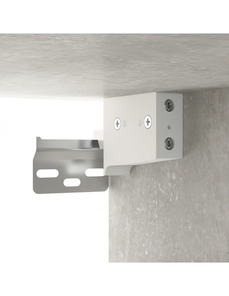 Ensemble de meubles TV 5 pcs Gris béton Bois d'ingénierie