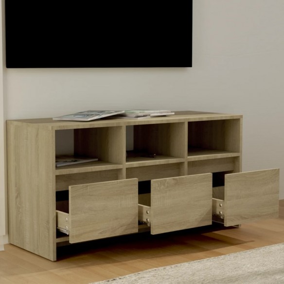 Meuble TV Chêne sonoma 102x37,5x52,5 cm Aggloméré