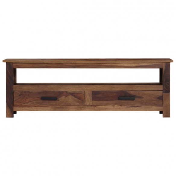 Meuble TV 118x30x40 cm Bois massif