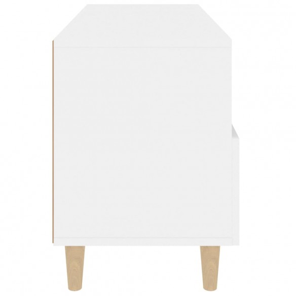 Meuble TV Blanc 80x36x50 cm Bois d'ingénierie