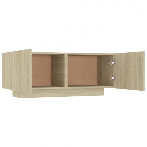 Meuble TV Chêne sonoma 100x35x40 cm Aggloméré