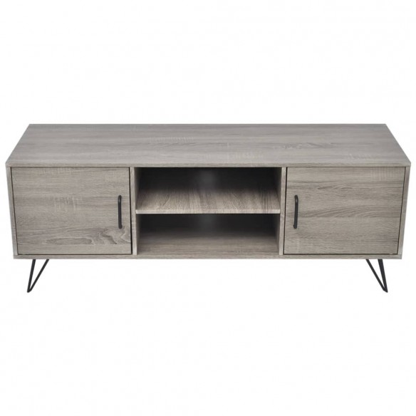 Meuble TV 120x40x45 cm Gris