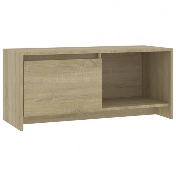 Meuble TV Chêne sonoma 90x35x40 cm Aggloméré