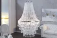 Lustre de luxe Royal 60cm avec des cristaux en strass transparent