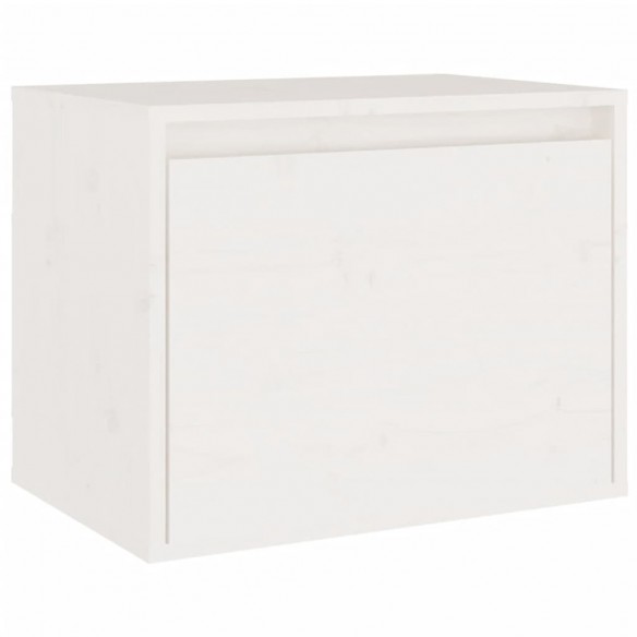 Meubles TV 3 pcs Blanc Bois massif de pin