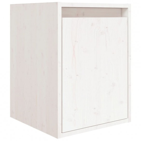 Meubles TV 3 pcs Blanc Bois massif de pin