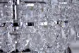 Lustre de luxe Royal 60cm avec des cristaux en strass transparent