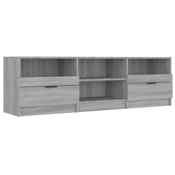 Meuble TV Sonoma gris 150x33,5x45 cm Bois d'ingénierie