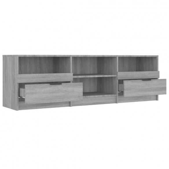 Meuble TV Sonoma gris 150x33,5x45 cm Bois d'ingénierie