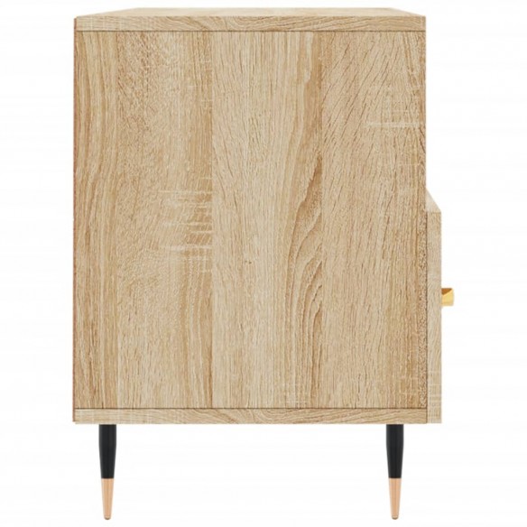 Meuble TV chêne sonoma 102x36x50 cm bois d'ingénierie