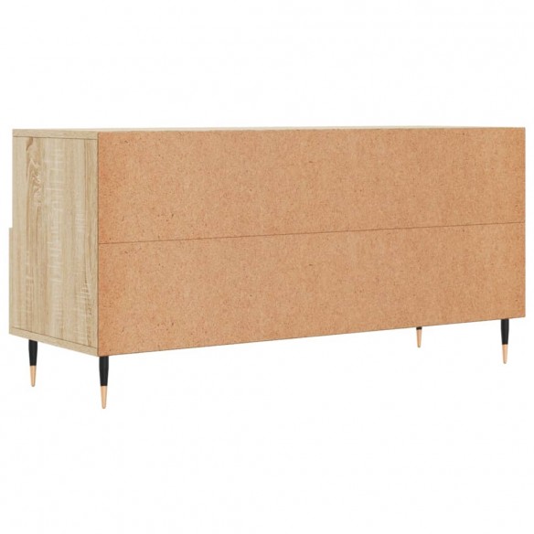 Meuble TV chêne sonoma 102x36x50 cm bois d'ingénierie