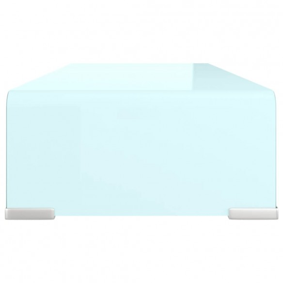 Meuble TV/Support pour moniteur 60x25x11 cm verre vert