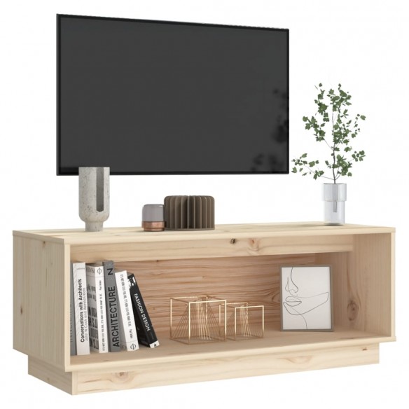 Meuble TV 90x35x35 cm Bois de pin massif