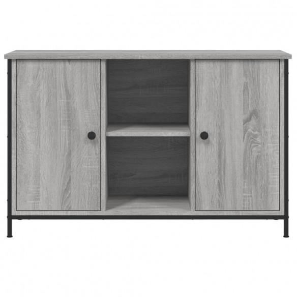 Meuble TV sonoma gris 100x35x65 cm bois d'ingénierie