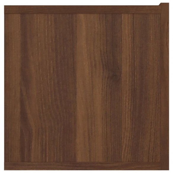 Meuble TV Chêne marron 80x30x30 cm Bois d'ingénierie