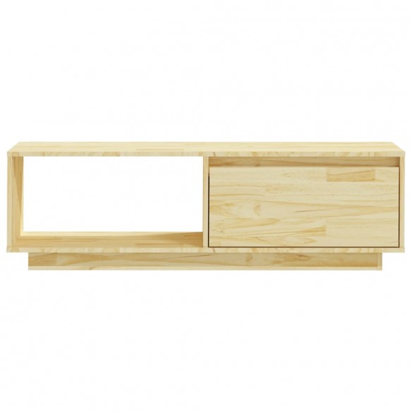 Meuble TV 110x30x33,5 cm Bois de pin massif