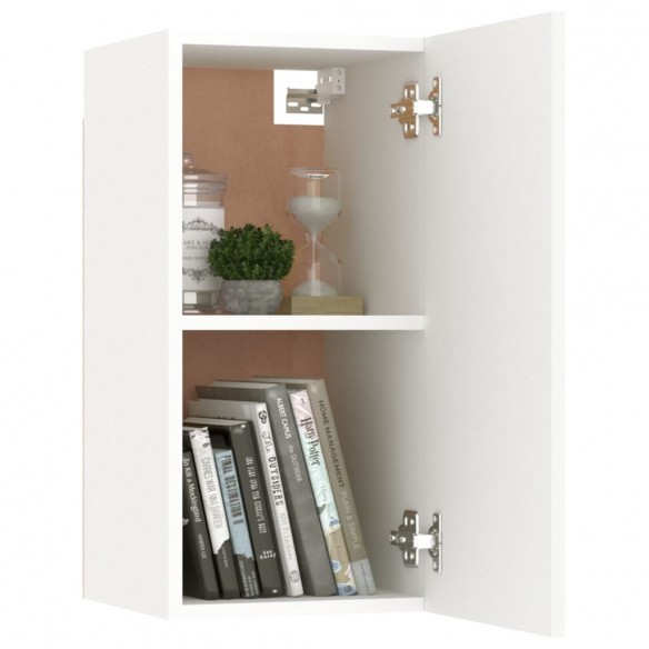 Ensemble de meubles TV 3 pcs Blanc Aggloméré