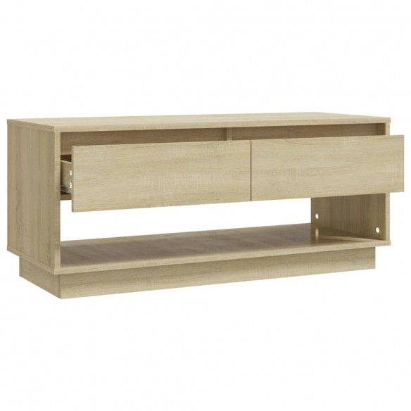 Meuble TV Chêne sonoma 102x41x44 cm Aggloméré