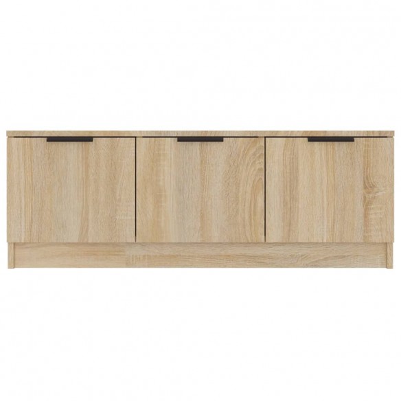 Meuble TV Chêne sonoma 102x35x36,5 cm Bois d'ingénierie