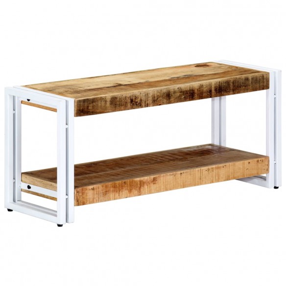 Meuble TV 90 x 30 x 40 cm Bois massif de manguier