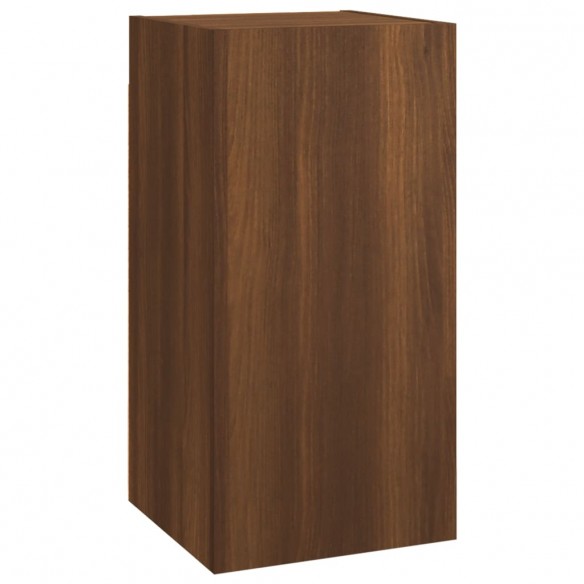 Meuble TV Chêne marron 30,5x30x60 cm Bois d'ingénierie