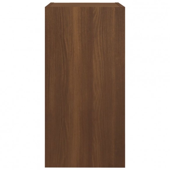 Meuble TV Chêne marron 30,5x30x60 cm Bois d'ingénierie