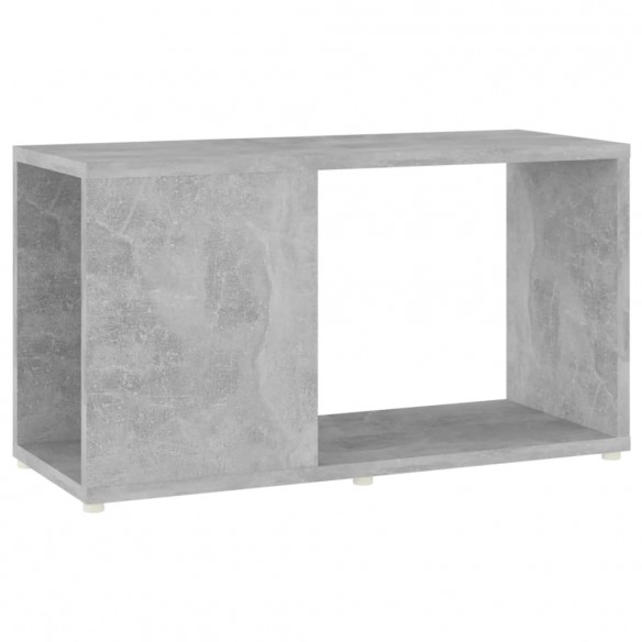 Meuble TV Gris béton 60x24x32 cm Aggloméré