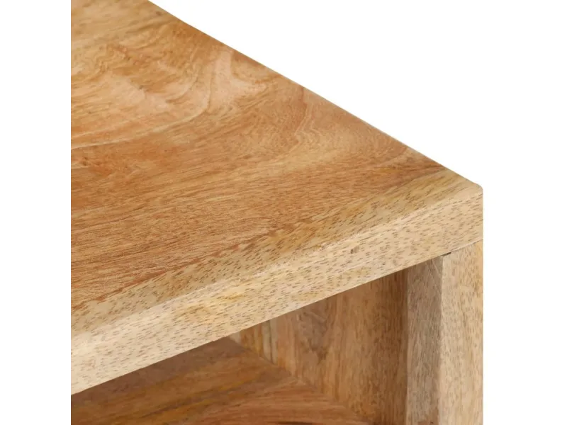 Meuble TV 110x30x40 cm Bois massif de manguier