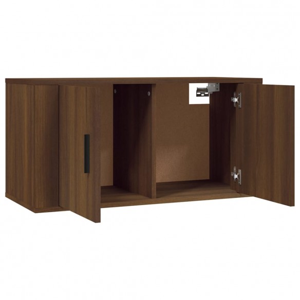 Meubles TV muraux 3 pcs chêne marron 80x34,5x40 cm