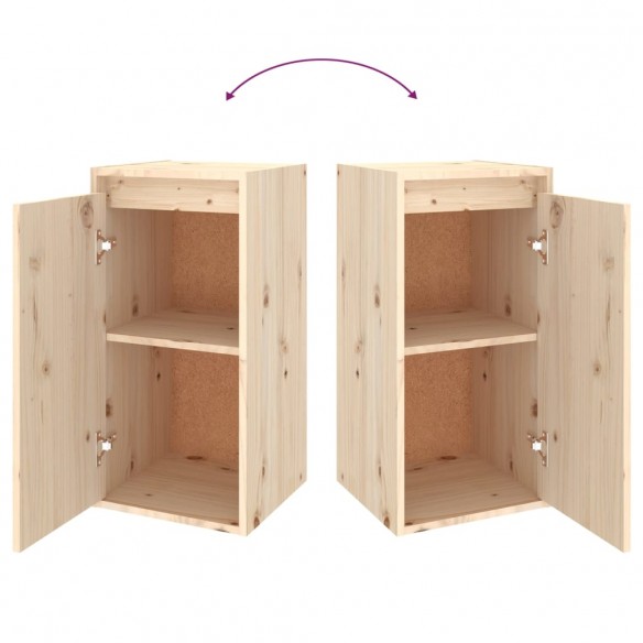 Meubles TV 2 pcs Bois massif de pin