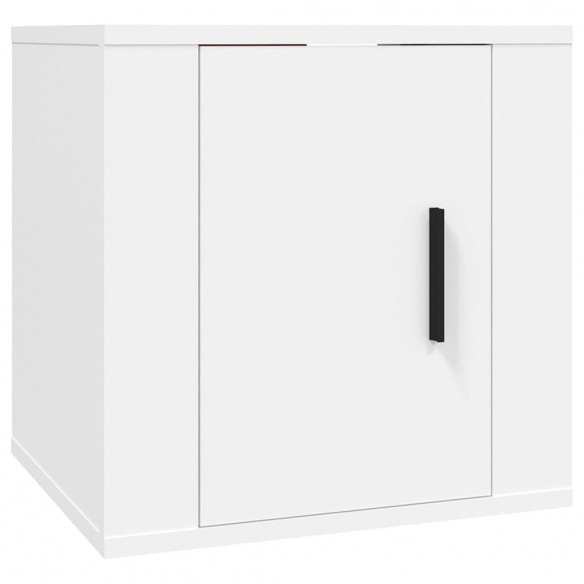 Ensemble de meubles TV 8 pcs Blanc Bois d'ingénierie