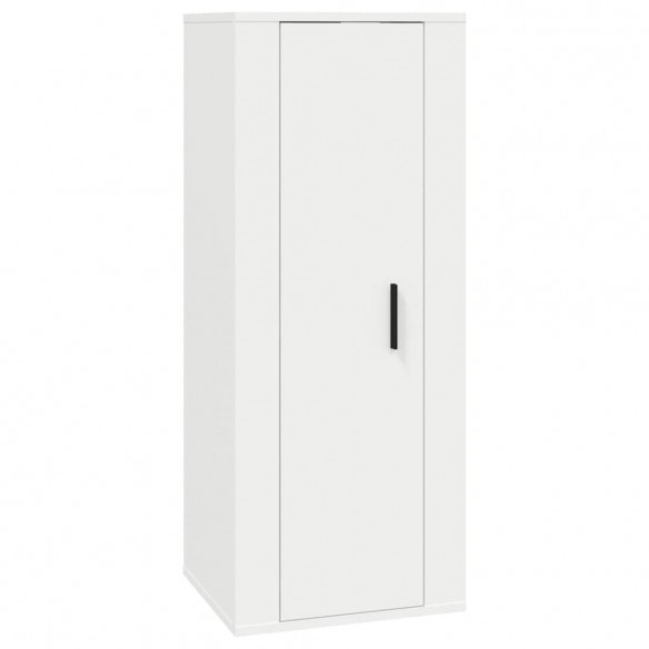 Ensemble de meubles TV 4 pcs Blanc Bois d'ingénierie