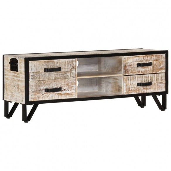 Meuble TV 110x30x41 cm Bois d'acacia massif