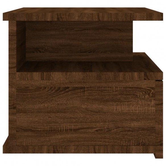 Tables de chevet flottantes 2 pcs Chêne marron 40x31x27 cm