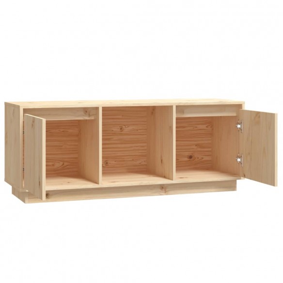 Meuble TV 110,5x35x44 cm Bois de pin massif