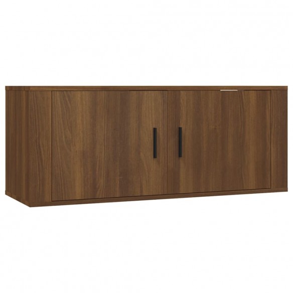 Ensemble de meubles TV 3 pcs Chêne marron Bois d'ingénierie